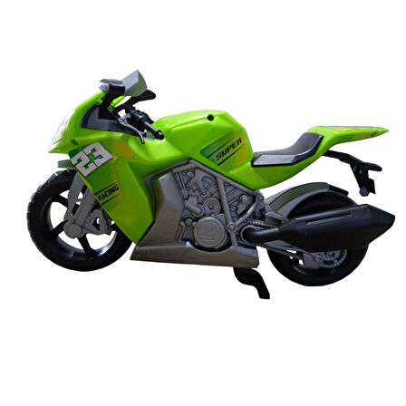 Moto Racing Yarış Motoru  29 cm Yeşil