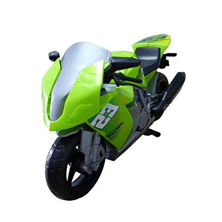 Moto Racing Yarış Motoru  29 cm Yeşil