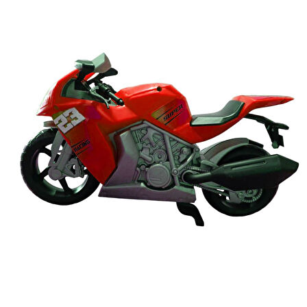 Moto Racing Yarış Motoru  29 cm Kırmızı