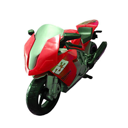 Moto Racing Yarış Motoru  29 cm Kırmızı