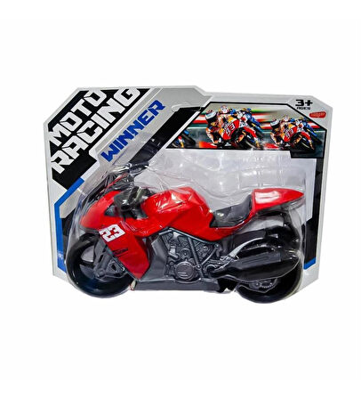 Moto Racing Yarış Motoru  29 cm Kırmızı