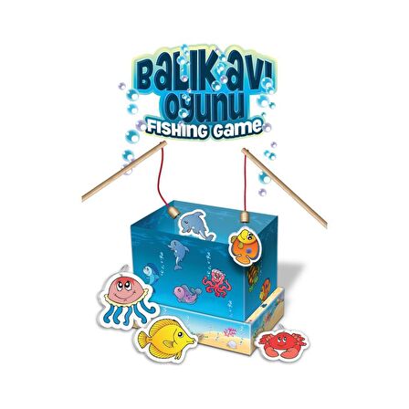 Balık Avı Oyunu KS Games Fishing Game Balık Avlama 16 Parça 3+