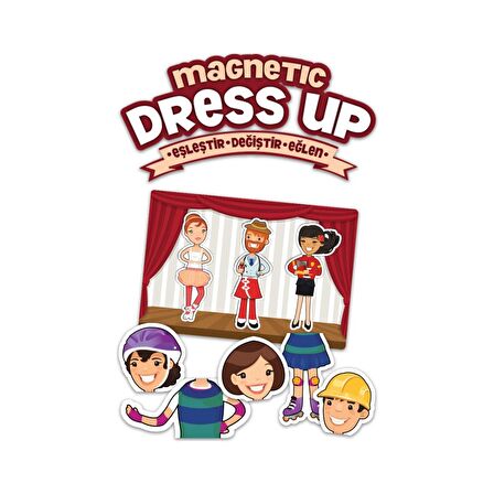 KS Games Magnetic Dress Up Eşleştir-Değiştir 36 Parça 3+