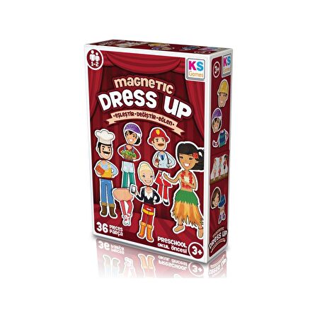 KS Games Magnetic Dress Up Eşleştir-Değiştir 36 Parça 3+