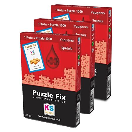 Puzzle Yapıştırıcı KS Puzzle Fix Yapıştırıcı 45 ml x 1 Adet Paket