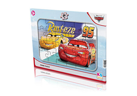 Ks Puzzle 24 Parça Arabalar Cars Frame Puzzle