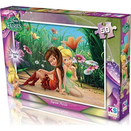 50 Parça Puzzle Disney Fairies - Puzzle (Yapboz) 50 Parça