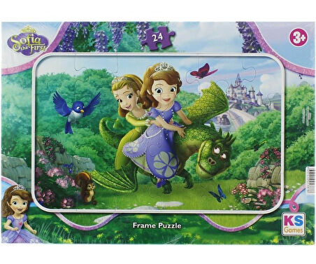 KS Puzzle 24 Parça Sofia Frame Puzzle 