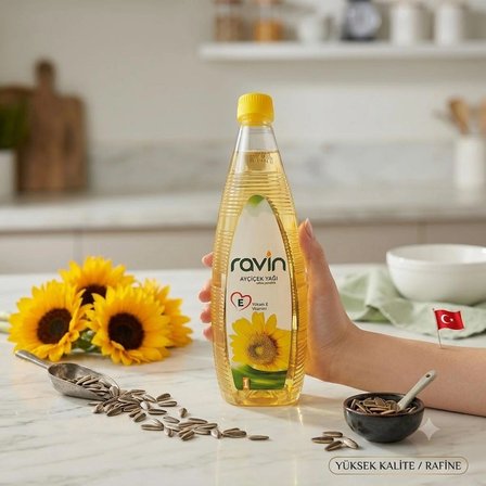 Ravin Ayçiçek Yağı 1 Lt