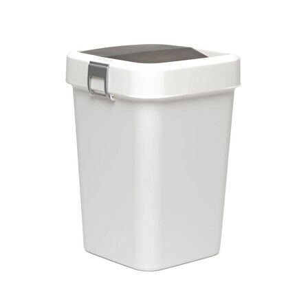 Motek COB-410 Comfort Dustbin 8 Litre Çöp Kovası Beyaz