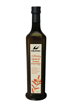 KIRLANGIÇ FİLTRESİZ NATÜREL SIZMA ZEYTİNYAĞI  CAM ŞİŞE 500 ML