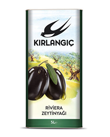 KIRLANGIÇ 5 LT  RİVİERA ZEYTİNYAĞI TENEKE