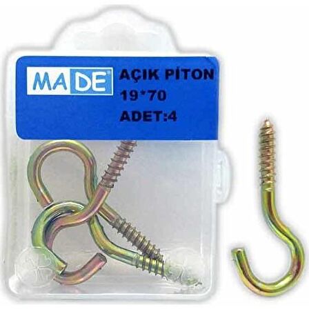 Made Açık Piton 19 x 70 (1 Kutu:4 Adet ) ST-50