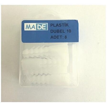 Made Plastik Dubel 10Mm ( 1 Kutu:8 Adet) ST-04