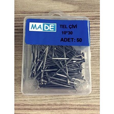 Made Tel Çivi 10X30 (1 Kutu:50 Adet) ST-44
