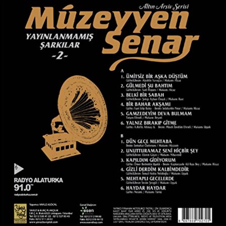 Müzeyyen Senar - Yayınlanmamış Şarkılar 2  (Plak)  