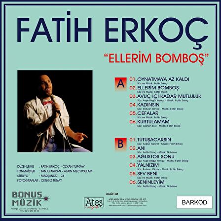 Fatih Erkoç - Ellerim Bomboş (Plak)  