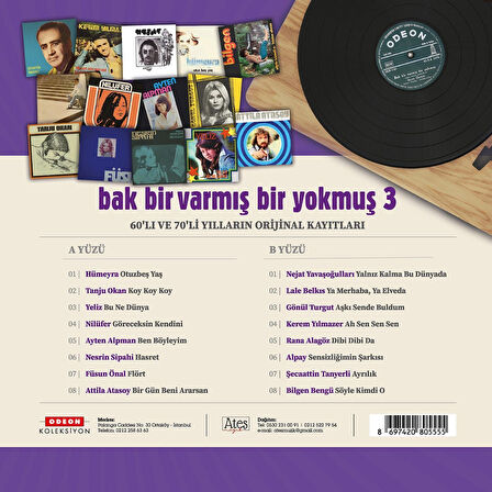 Bak Bir Varmış Bir Yokmuş Vol.3 - Plak