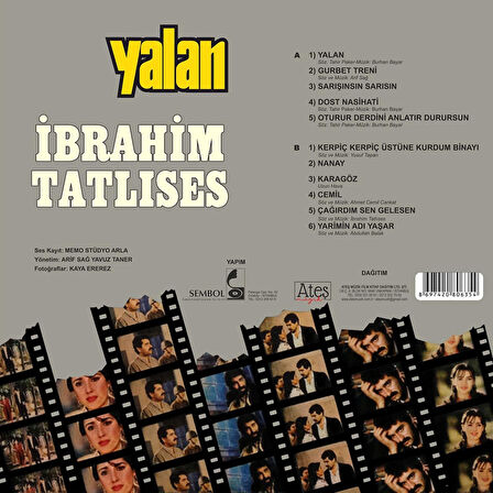 İbrahim Tatlıses Yalan - Plak