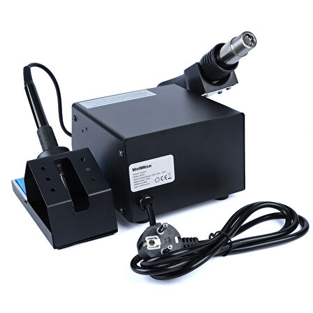 WellHise 902D+ Isı Ayarlı Sıcak Hava Üflemeli Havya İstasyonu 