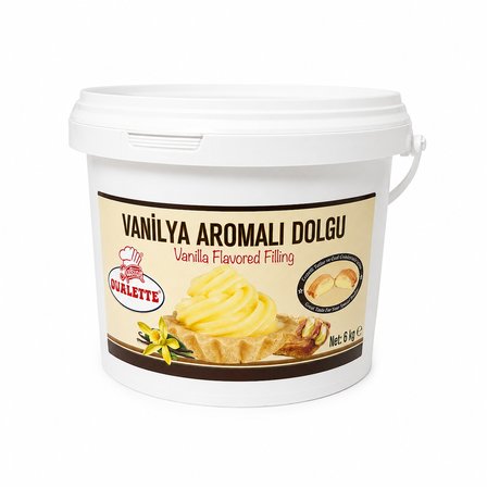 Ovalette Süsleme ve Kaplama İçin Vanilya Aromalı Dolgu 6 KG