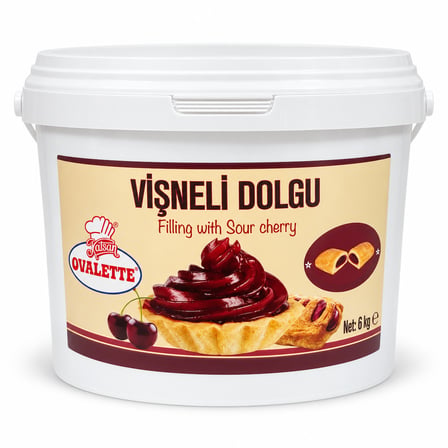 Ovalette Süsleme ve Kaplama İçin Vişneli Bitkisel Dolgu 6 kg