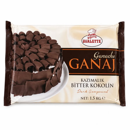 Ovalette Kazımalık Ganaj Bitter Kokolin 1,5 kg