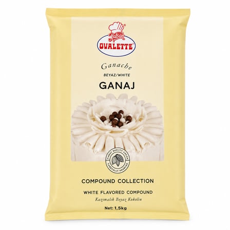 Ovalette Ganaj Kazımalık Beyaz Kokolin 1,5 kg