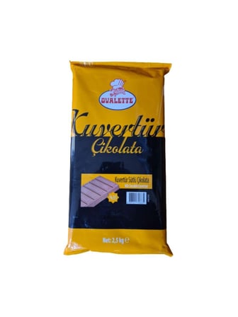 Ovalette Kuvertür Sütlü Çikolata 2,5 Kg