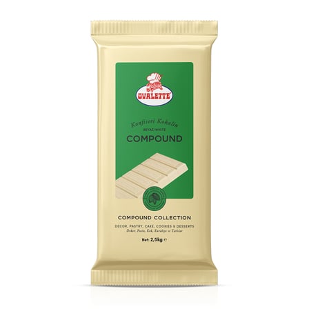 Ovalette Beyaz Konfiseri Kokolin 2,5 kg