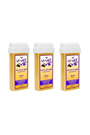 Vi-vet Roll On Kartuş Sır Agda Naturel 100 Ml X 3 Adet