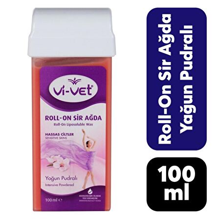 Vi-Vet Roll-On Sir Ağda 100 ml Yoğun Pudralı