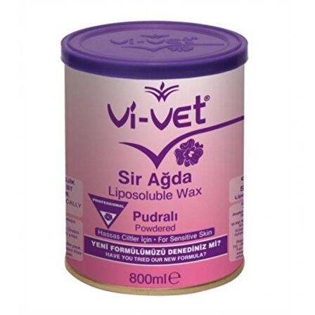 Vi-Vet Sir Ağda Konserve 800 Ml Pudralı