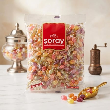 Şoray Karışık Meyve Aromalı Mini Şeker 950 gr