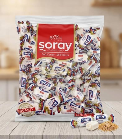Şoray Süt Aromalı Yumuşak Şeker 950 gr