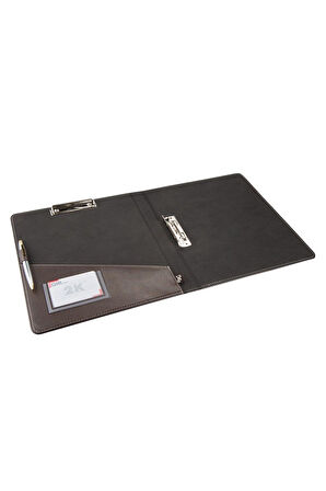Evrak Sunum Tanıtım Firma Klasörü Sekreterlik A4 250 Yaprak Kapasiteli Ring Binder File Vegan 26,5x32 cm