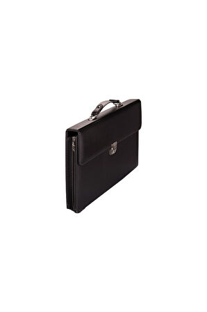 Organizer Ajanda Diplomat Kulplu Fermuarlı Tarihsiz Düz 20x28 Defterli Padfolio Vegan 28x34,5 cm