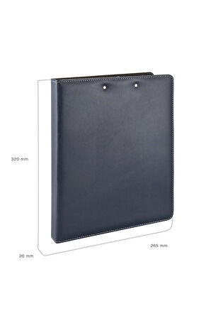 Evrak Sunum Tanıtım Firma Klasörü Sekreterlik A4 250 Yaprak Kapasiteli Ring Binder File Vegan 26,5x32 cm