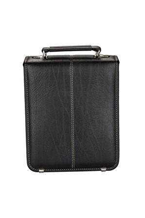 Evrak Çantası 3 Cepli Baron Küçük Dik Briefcase Vegan 20,5x25 cm