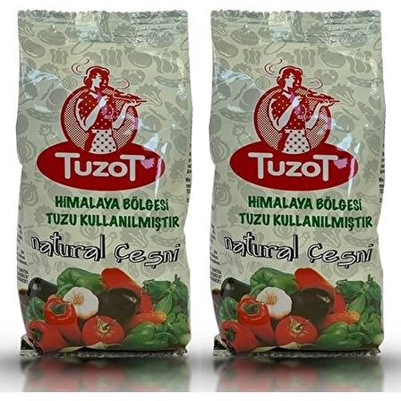 Tuzot 2'li Set Natural Baharat Sebze Çeşnisi 170 gr