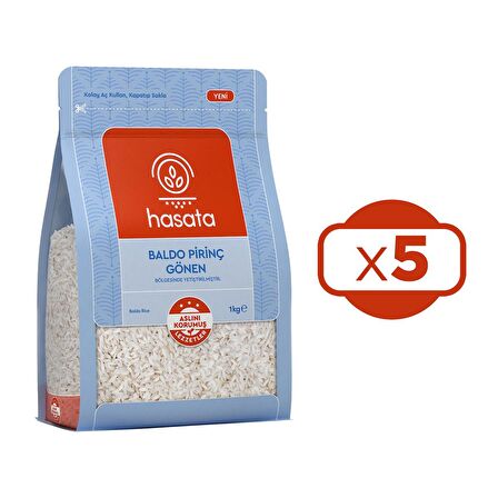 Hastata Gönen Baldo Pirinç 1 Kg x 5 Adet