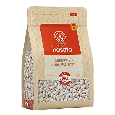 HASATA DERİNKUYU KURU FASULYE 1 KG X 12 ADET