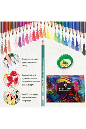 120 Renkli sulu boya kalem seti, suluboya kalemleri, hediye kalem seti, yüksek kaliteli pigment