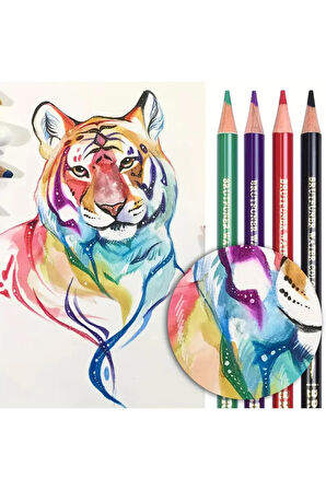 120 Renkli sulu boya kalem seti, suluboya kalemleri, hediye kalem seti, yüksek kaliteli pigment