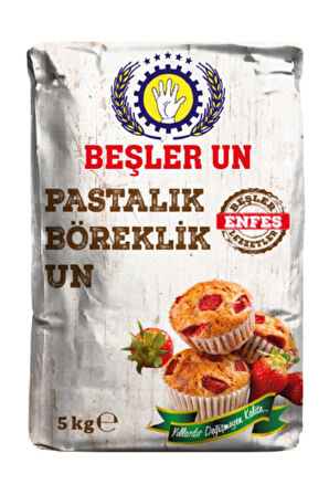 Beşler Un Pastalık Böreklik Un 5 Kg