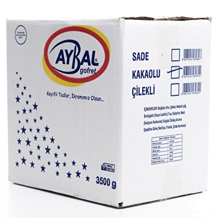 Aybal Sade Gofret 3.5 KG