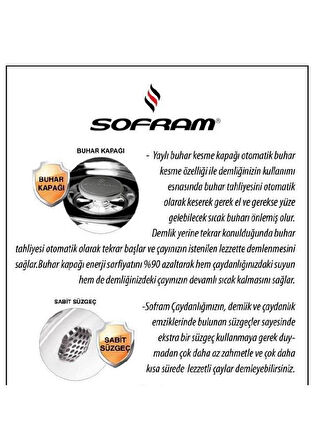 Sofram Soft Küçük Boy Çaydanlık 150 Small Size 