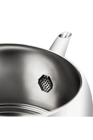 Sofram Soft Serisi Minti Boy Çaydanlık - 1-2 Kişilik , 18/10 Paslanmaz Çelik, Ergonomik Tasarım