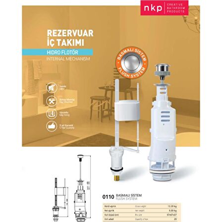 NKP Rezervuar İç Takımı-Hidro Flotör-Basmalı Sistem