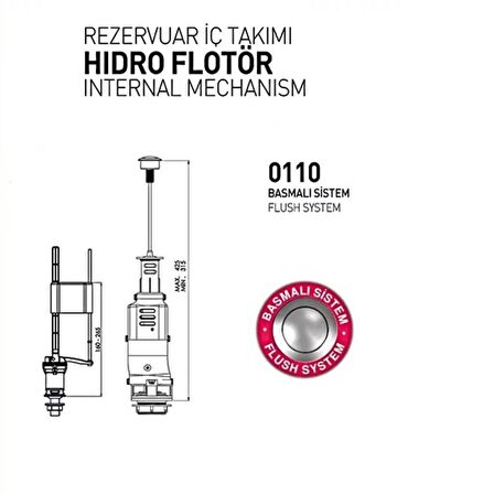 NKP Rezervuar İç Takımı-Hidro Flotör-Basmalı Sistem